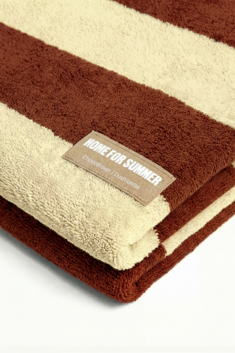 Beach Towel – Wisteria / Dust Vanilla