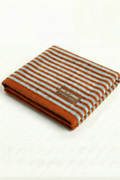 Hand Towel – Burnt Orange / Light Blue