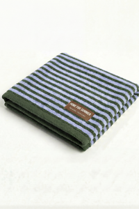 Hand Towel – Periwinkle / Hunter Green